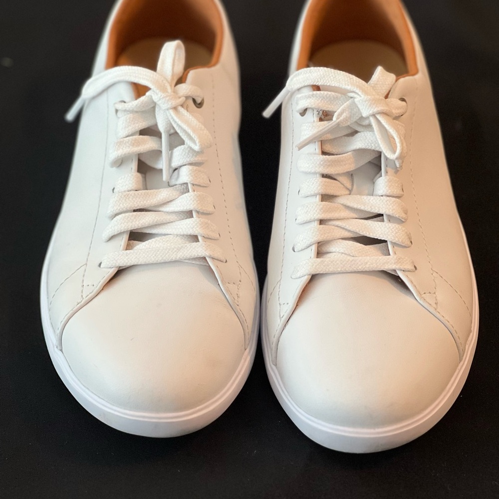 COLE HAAN Grand Crosscourt leather sneakers 6.5 W27393 white